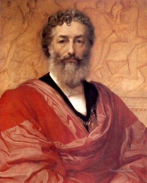  Frederic Painting - Self portrait Academicism Frederic Leighton